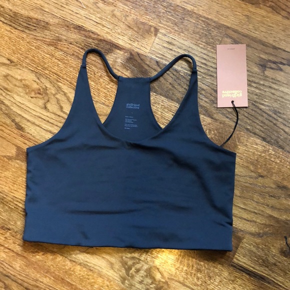 Girlfriend Collective Intimates Sleepwear Girlfriend Collective Float Cleo Bra Smoke Poshmark
